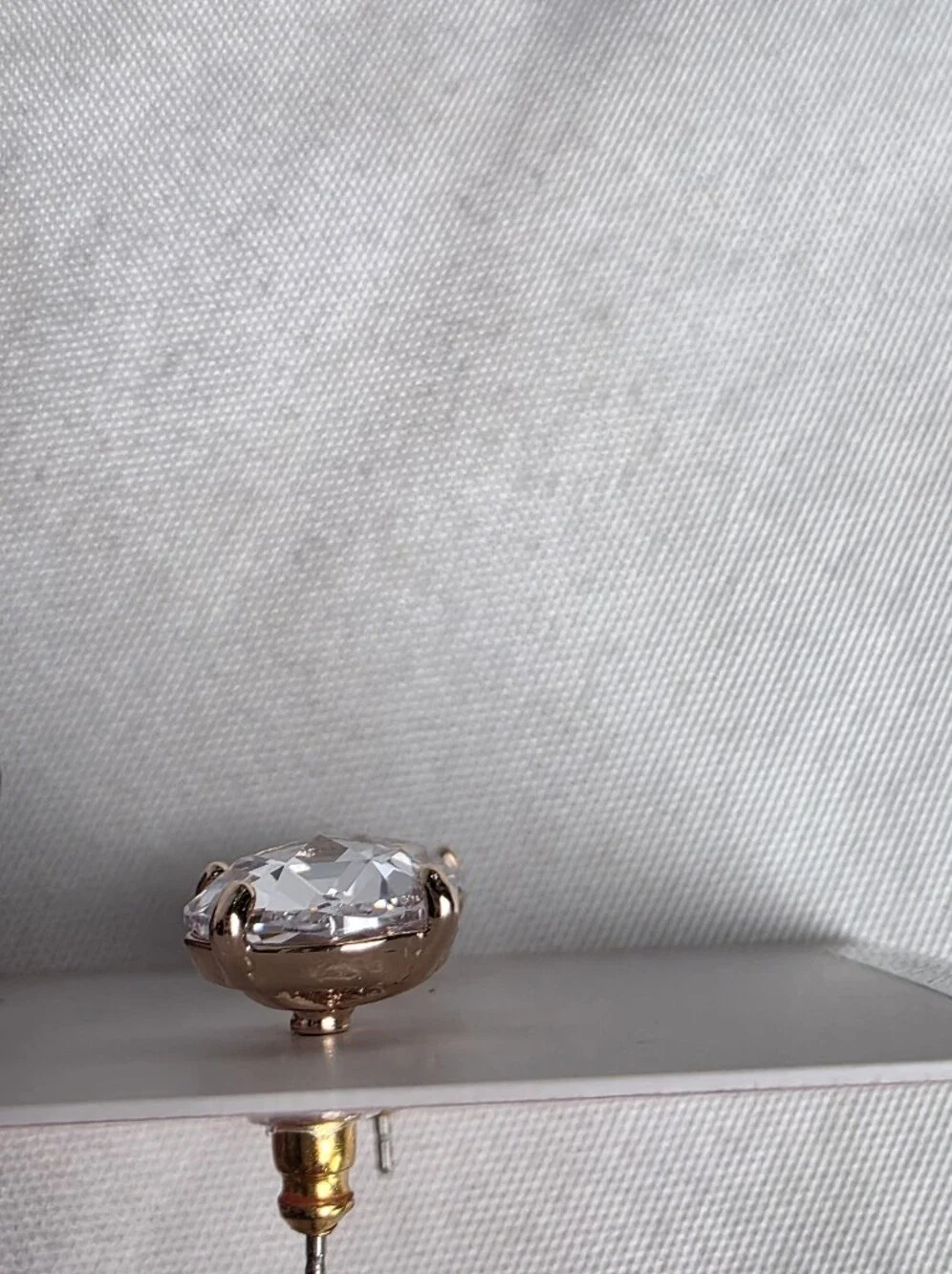 Kate Spade New York New Clear CZ Stud Earrings Rose Gold Tone